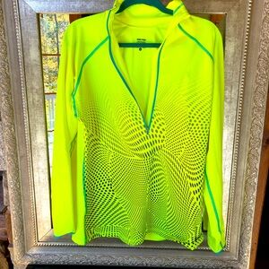 Nike Dry Fit Pro 1/4 zip Visi